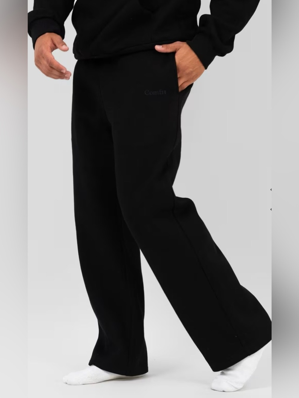 Comfrt Signature Straight Leg Sweatpants Black, size S, like new!